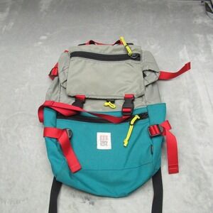 Topo Designs Rover Pack Classic Backpack Blue Outdoor Hiking  Rugged Daypack